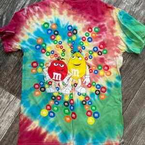 Colorful M&M's Tie-Dye T-Shirt
